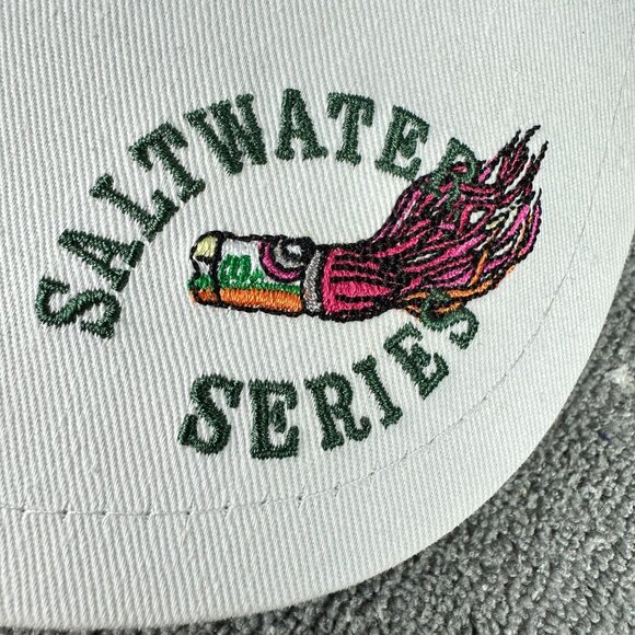Reel Sportsman Hat One Size Adjustable Saltfish Saltwater Series Embroidered - Picture 9 of 11